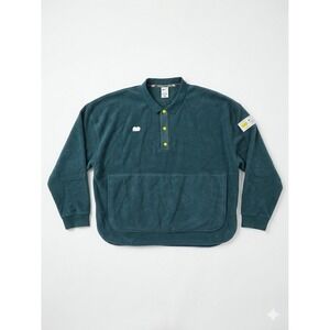 Nike Pullover Mens Flat Green Sz XL Tennis Naomi Osaka Fleece DX1810-309 Spruce